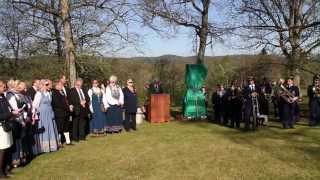 17 mai ved Hemnes gamle kirkegård 2014 [upl. by Wyatan]