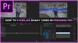 How to Stabilize Shaky footage in Premiere Pro 2020 Warp Stabilizer [upl. by Amles901]