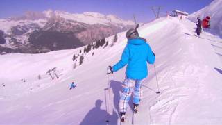 Afdaling WK piste Val Gardena [upl. by Mayfield814]