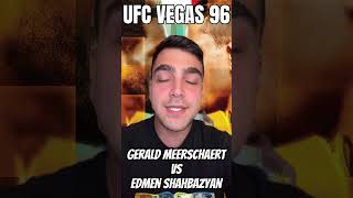 UFC Vegas 96  Edmen Shahbazyan vs Gerald Meerschaert [upl. by Ulani701]