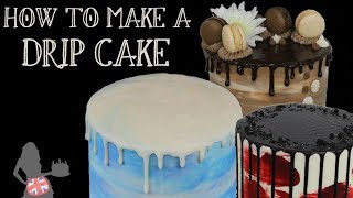 How To Make a CHOCOLATE DRIP CAKE [upl. by Caz]