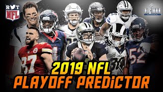 2019 NFL Playoff Predictions w 3 Super Bowl LII Scenarios [upl. by Mather972]