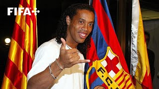 How Barcelona Beat Man United To Sign Ronaldinho  FIFA [upl. by Phalan]