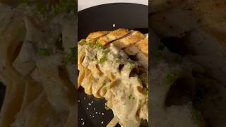 Homemade Creamy Chicken Truffle Pasta 🍝 eurorich eurorichcooks pasta recipe pastaideas [upl. by Ahsiuqram]