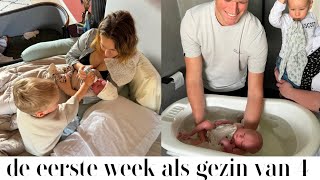 DE EERSTE WEEK MET DE BABY  KRAAMWEEK🍼👨‍👩‍👦‍👦🤍 [upl. by Byram446]