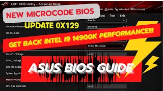 ⚡️ Guide to Undervolting and Sync all Cores Asus BIOS Intel i9 14900k Improve Temps and Performance [upl. by Romilda]