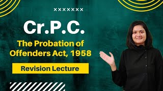 Probation of Offenders Act  Indecent Representation of Women Act  HJS and RJS Examination 2021 [upl. by Ybrad75]