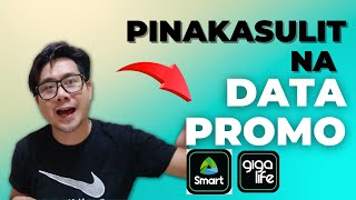 Latest at Pinakasulit na Data Promo ng Smart at TNT  2023 [upl. by Oidualc]