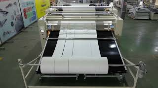 L1500 multi needle quilting machine  high speed panel cutting machine who can connect carding line [upl. by Ayel]