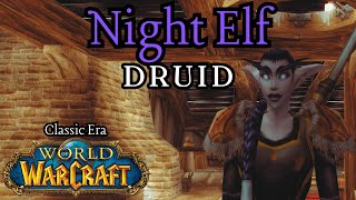 World of Warcraft Classic Era  Night Elf Druid Immersive Playthrough  Upgrades [upl. by Dasteel942]