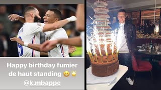 Fête d’anniversaire pour les 23 ans de Kylian Mbappé amp Messages damis sportifs 🥳🎂🎁 [upl. by Aliban915]