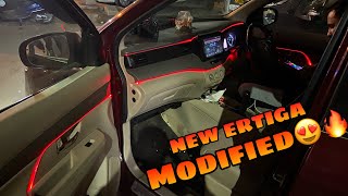 New ERTIGA 2021 MODIFIED 😍 Best Interior Modification 🔥 [upl. by Annaig793]