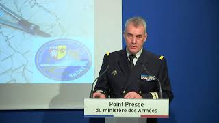 PointPresse  capitaine de frégate Philippe Guena commandant du BSAH [upl. by Anirba556]