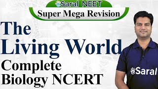 The Living World Biology Class 11 NEET NCERT Line by Line  Chapter 1 One Shot eSaralNEETSMR [upl. by Capps]