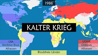 Der Kalte Krieg  Zusammenfassung auf einer Karte [upl. by Arhsub]