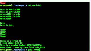 Grep and Regex  BASH  Linux [upl. by Arhaz]