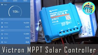 Victron MPPT ☀️Solar Controller ☀️with Bluetooth 📲 Installation amp Review [upl. by Euridice]