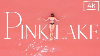 Pink Lake In Australia 4K UHD  Blue Moon Universe [upl. by Eelrebmyk]