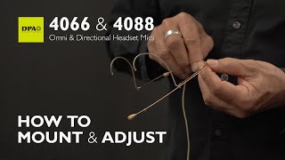 Learn how to mount and adjust 40664088 Headset Microphones properly [upl. by Goetz106]