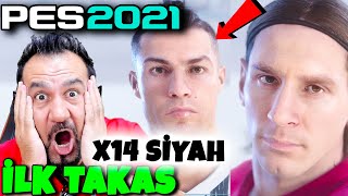 PES 2021 Ä°LK TAKAS RONALDO VE GENÃ‡ MESSÄ° GELDÄ° x14 SÄ°YAH TOP  PES 2021 SÄ°YAH TOP AÃ‡ILIMI [upl. by Braunstein]