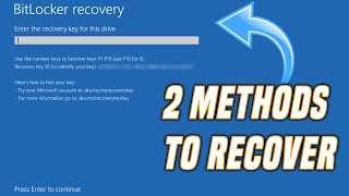 Bitlocker Recovery Key [upl. by Weide]