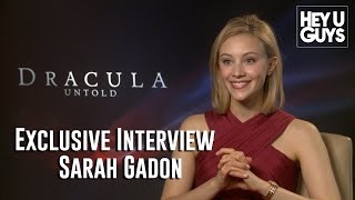 Sarah Gadon Interview  Dracula Untold [upl. by Aridnere]