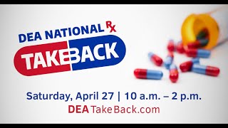 DEA Take Back Day April 2019 PSA Closed Caption [upl. by Nesline395]