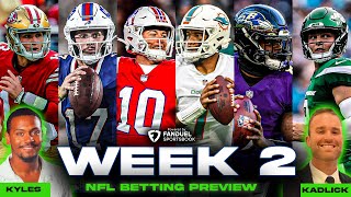 Patriots vs Dolphins PREDICTIONS  NFL Week 2 Picks  Presented by FanDuel Sportsbook [upl. by Hallee]