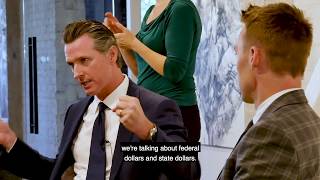 Lanterman Coalition Interview with Gubernatorial Candidate Gavin Newsom  April 27 2018 [upl. by Jodoin]