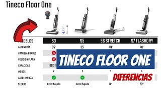 TINECO FLOOR ONE Comparativa S3 S5Stectch S6S7 [upl. by Hurty]