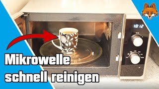 Mikrowelle reinigen schnell und einfach die Mikrowelle sauber machen 💦 [upl. by Eonak508]