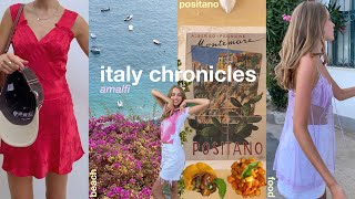 discovering amalfi 🌤  positano beaches amp lots of food [upl. by Chu]