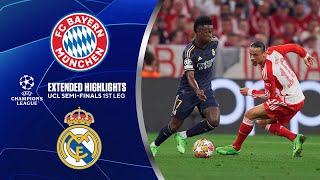 Bayern vs Real Madrid Extended Highlights  UCL SemiFinals 1st Leg  CBS Sports Golazo [upl. by Lamont]