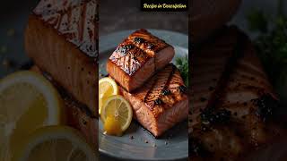 🐟🍋🌿🌶️How to Cook Grilled Salmon 🐟 Grilled Salmon Recipe [upl. by Ruhl]