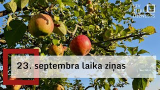 23 septembra laika ziņas [upl. by Elram]