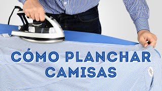 Cómo planchar camisas como un profesional – Guía fácil para planchar camisas de vestir paso a paso [upl. by Airetak]