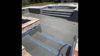 Toscano Pool Plaster  Stonescapes Mini Pebble Tahoe Blue [upl. by Nyladnar]