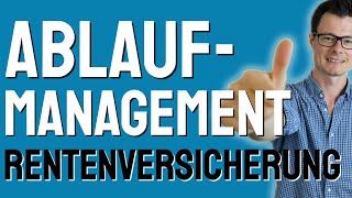 Ablaufmanagement fondsgebundene Rentenversicherung EINFACH ERKLÄRT  Wichtiger Baustein [upl. by Herwin373]