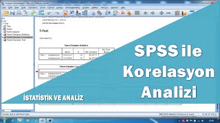 Korelasyon Analizi SPSS Hipotez testi  İşinize yarayacak ipuçları [upl. by Yokoyama]