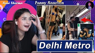 Delhi Metro Viral Girl  Delhi Metro  Rani Sharma [upl. by Nauqad327]