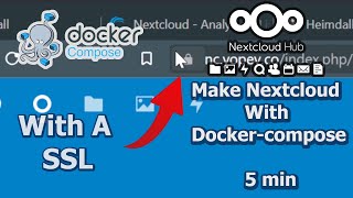 Make Nextcloud Using DockerCompose in 5 Min [upl. by Anaitat]