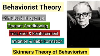 Behaviorism in linguistics  Behaviorist Theory  Skinners Theory of Behaviorism  Condition learn [upl. by Ardnaiek]