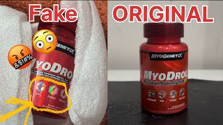 FAKE AND ORIGINAL MYODROL  MYOGENETIX MYODROL hsp [upl. by Allecram362]