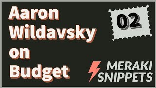 Aaron Wildavsky on Budget  Meraki Snippet 02  Financial Administration  NET Public Administration [upl. by Imuy32]