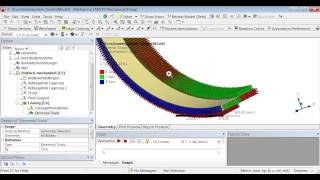 Drehen eines Elementkoordinatensystems in ANSYS Workbench v145 [upl. by Annalise27]