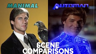 Manimal 1983 amp Automan 19831984 SidebySide comparison [upl. by Hillery351]