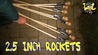 25 Inch Rocket Shells Salon Roger Fireworks [upl. by Onitsuj]