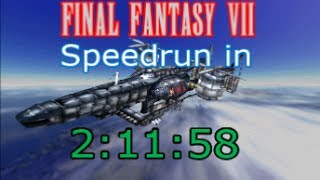 Final Fantasy VII  Speedrun in 21158 [upl. by Rovaert882]