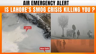 Lahore’s Smog Crisis Health Risks as Air Quality Hits Hazardous Levels  lahore  News9 [upl. by Renner]