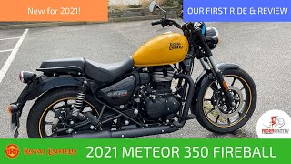 Royal Enfield Meteor 350  Our First Ride and Review [upl. by Simonne]